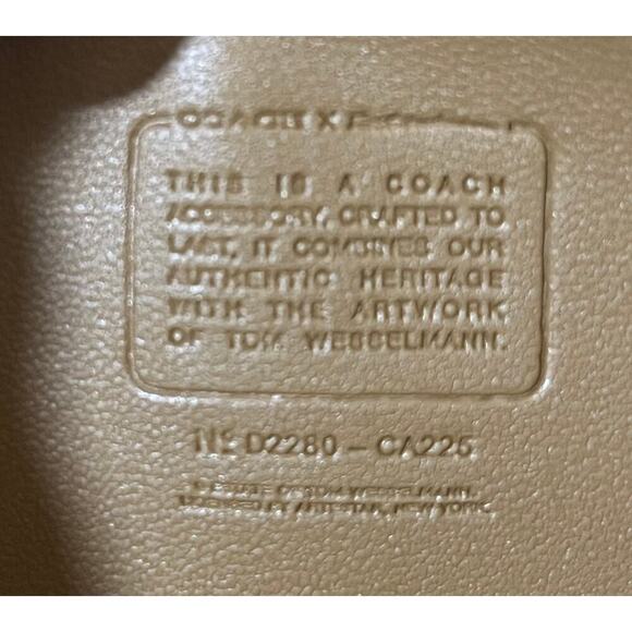 Coach CA125 Tom Wesselmann Limited Edition Rogue 25 X & CA225 Wallet - Picture 14 of 15